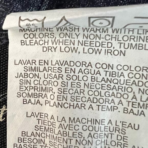 Lee Comfort Waistband Womens Jeans Size 16P Blue Cotton Spandex Straight Leg - Picture 8 of 8